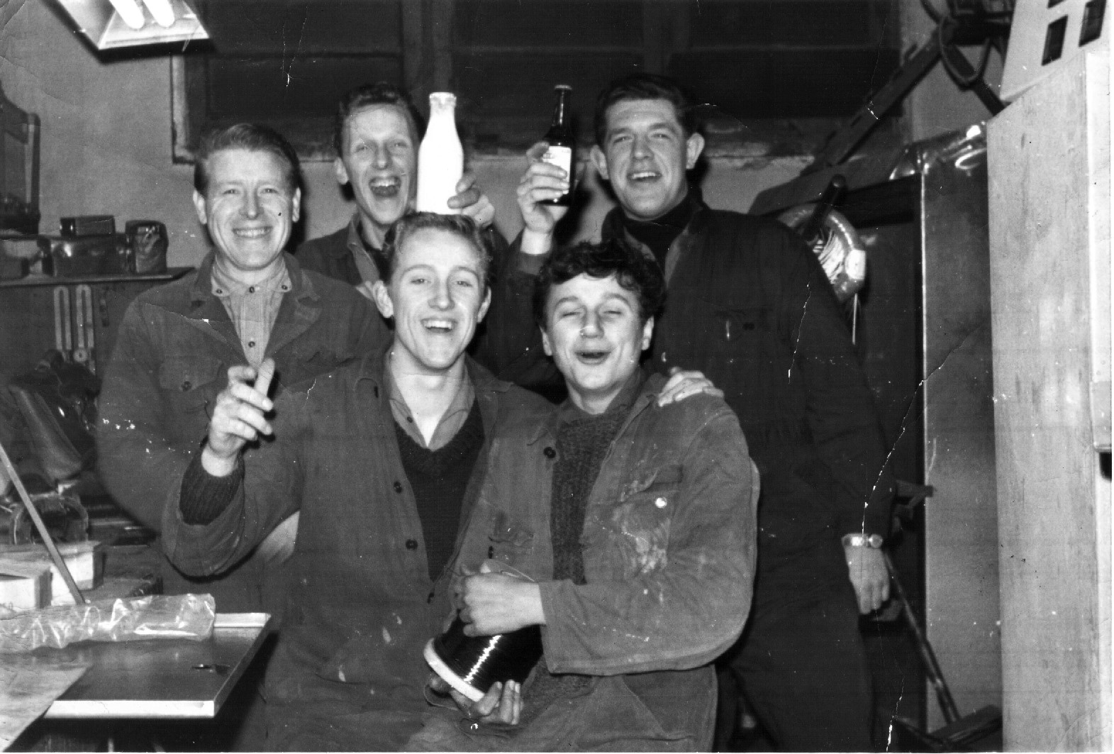 Historische foto Bosma & Bronkhorst team